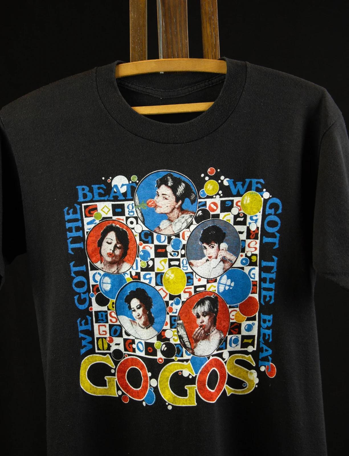 The Go-Go s Concert T Shirt 80s We Got The Beat Black S-5XL CL405 S