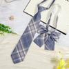 Jk Japanese Plaid Black Bow Tie Graduate Female Collar College Wind Ribbon Bow Shirt Accessories Sailor Suit