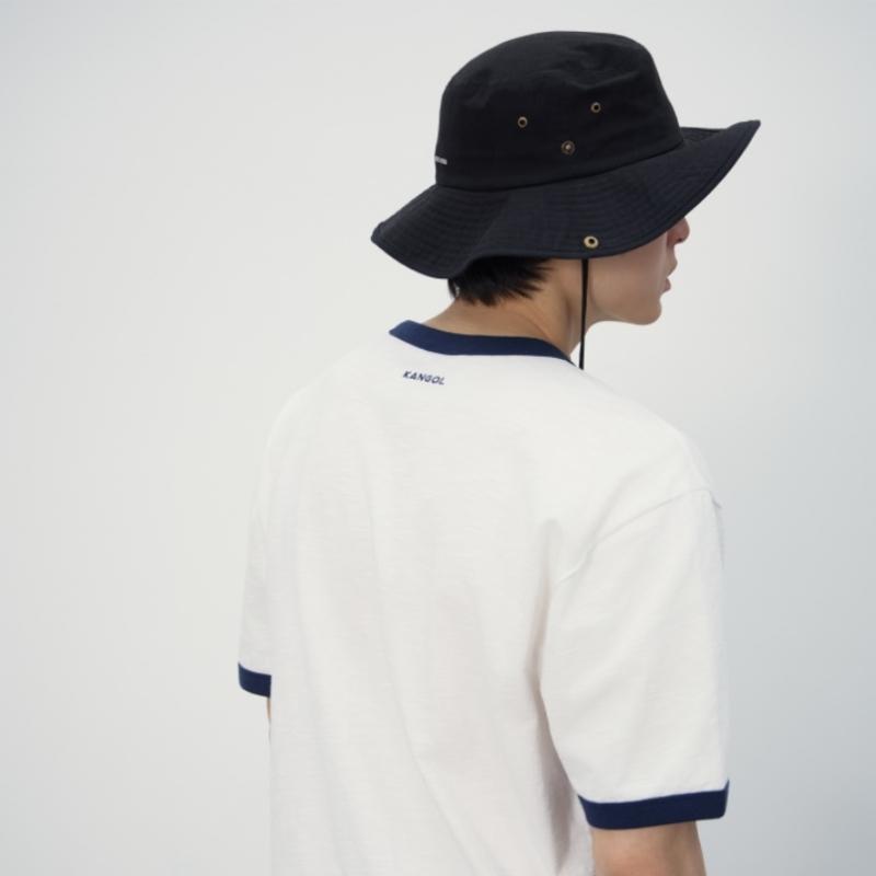 Kangol Long Brimmed Safari Hat Black 4633