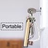 Durable Brass Pill Bottle Key Ring Portable Pill Box Pill Case Outdoor Use