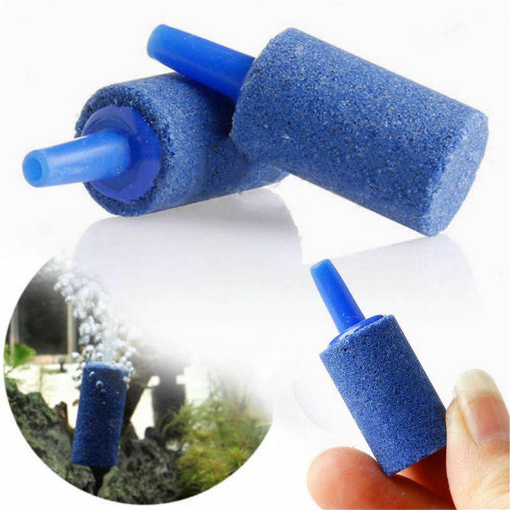 10Pcs/lot 1" Aquarium Fish Tank Aerator Air Stone Diffuser Pump Cylinder Shape Mineral Bubbles Release Airstone Aeration Oxygen