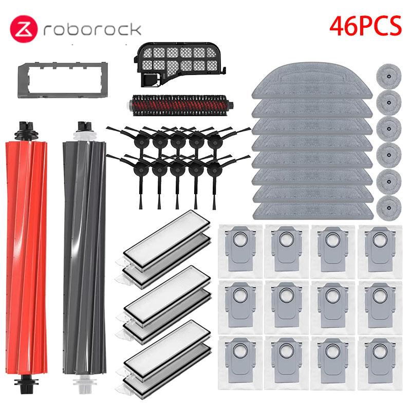 Accessori per Robot Aspirapolvere Roborock S8 MaxV Ultra Spazzola Principale Laterale Filtro Hepa Mocio Sacchetti Polvere Pezzi di Ricambio