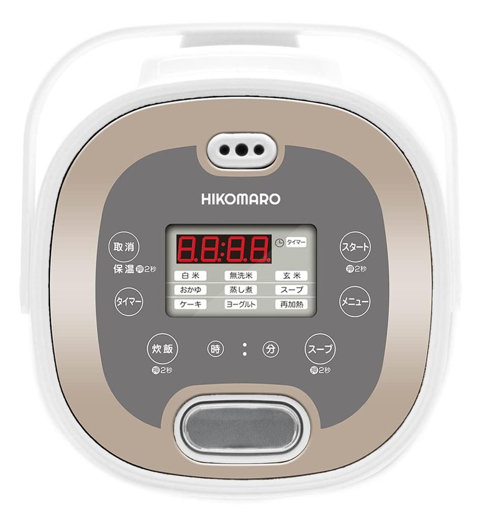 Kumazaki Aim Multi Cooker Cooking Jewelry Box White Cups Comes with Original Recipe Book Supervised by Hikomaro Hikomaro's MC-107HW 0.5 - 2.5