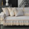 European-Style Four-Season Non-Slip Sofa Cushions - Fabric & Leather Covers