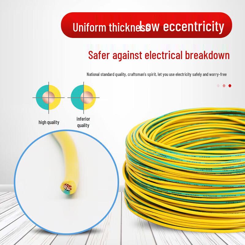 Nai Dun Gao Yellow-Green Dual-Color Grounding Wire