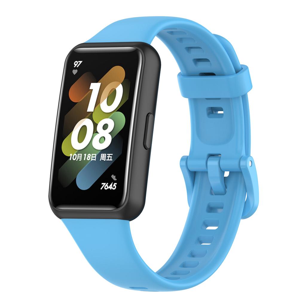 Silicone Watch Strap for Huawei Band 7 Original Belt Sports Smart Bracelet Replacement Correa Wristband for Huawei Band 7 Strap