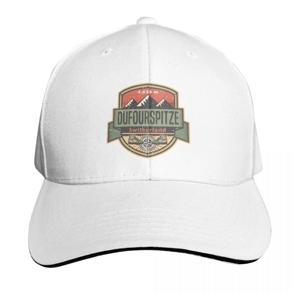 Dufourspitze Switzerland Baseball Cap Lightweight Packable Gift for Him Her Casual Daily Wear