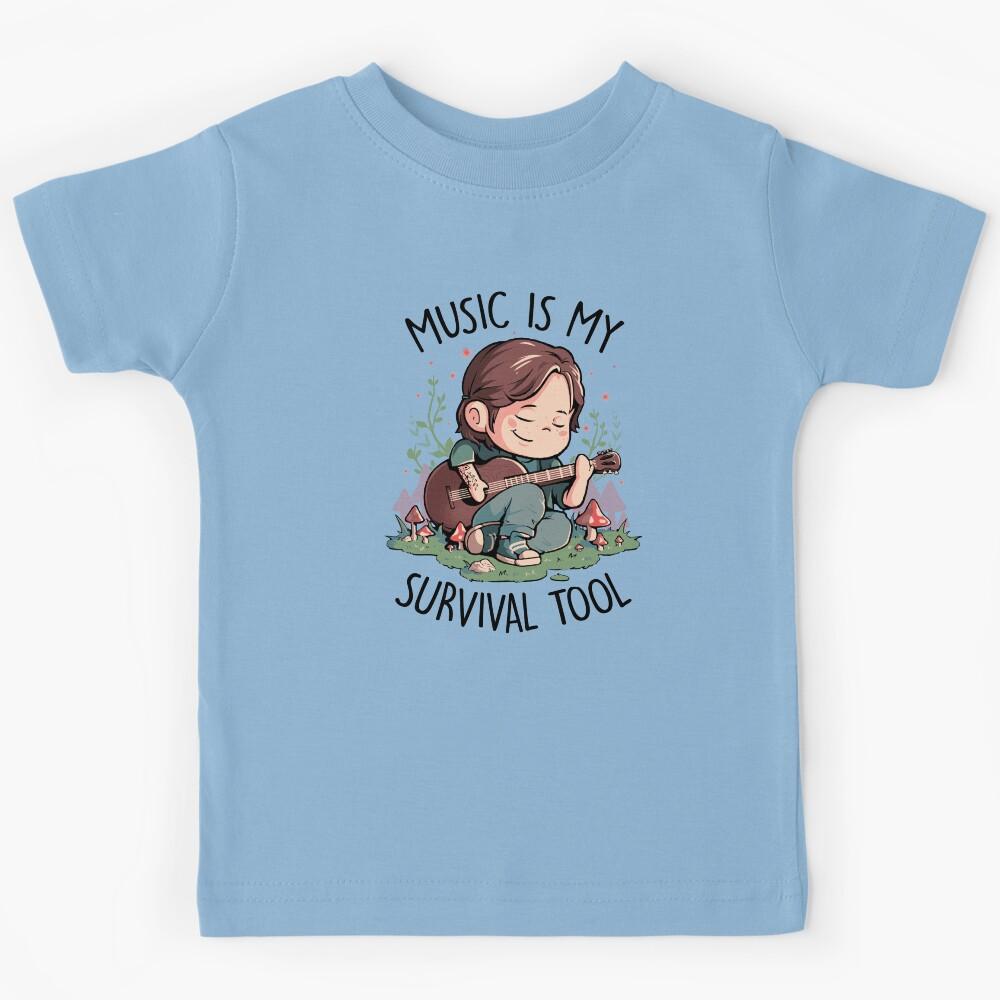 Music is My Survival Tool - Cute Game Geek Gift Kids T-Shirt 110