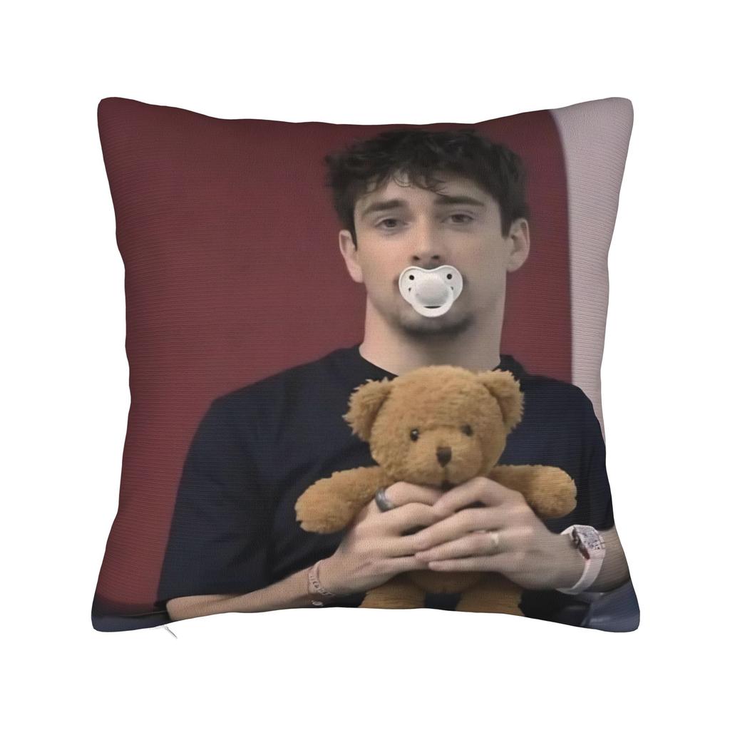 C-Charles Leclerc Pillow Covers Merchandise Soft Cushion Cover Decor  Throw Pillow Case Cover Home Multi Size