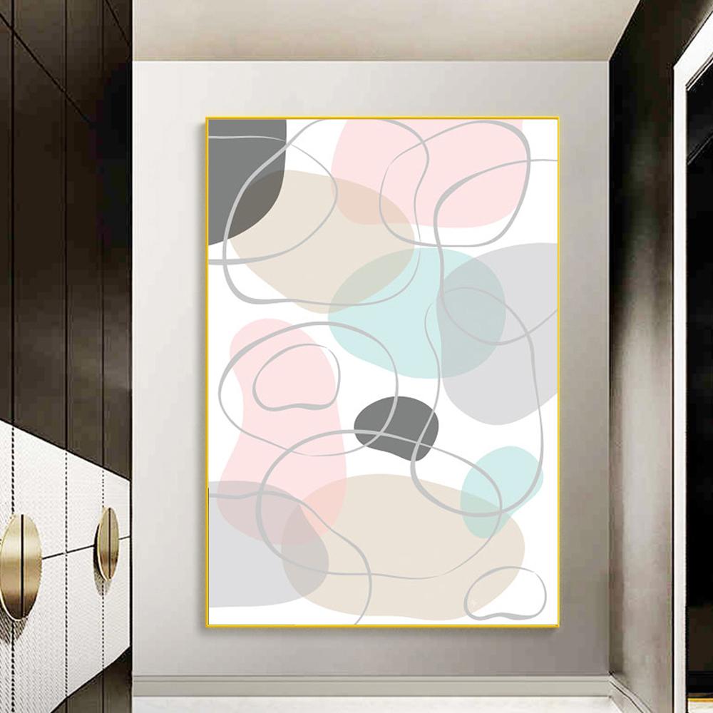 

Абстрактные линии искусства, скандинавская эстетика, холст, живопись, современные настенные художественные росписи, постеры и принты для украшения гостиной, фотографии