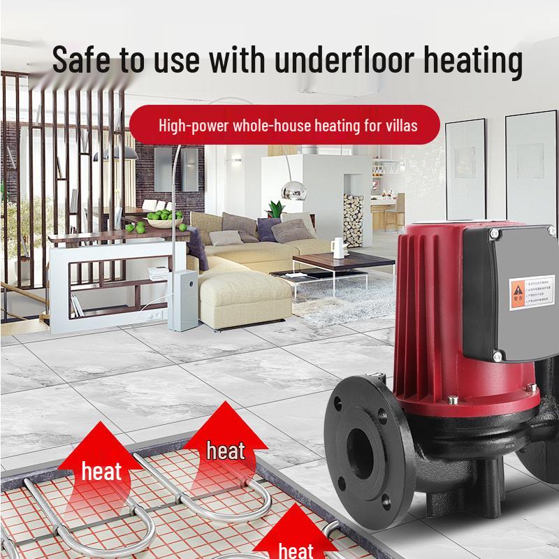 220V Silent Automatic Heating Circulation Pump for Underfloor Heating and Geothermal Systems