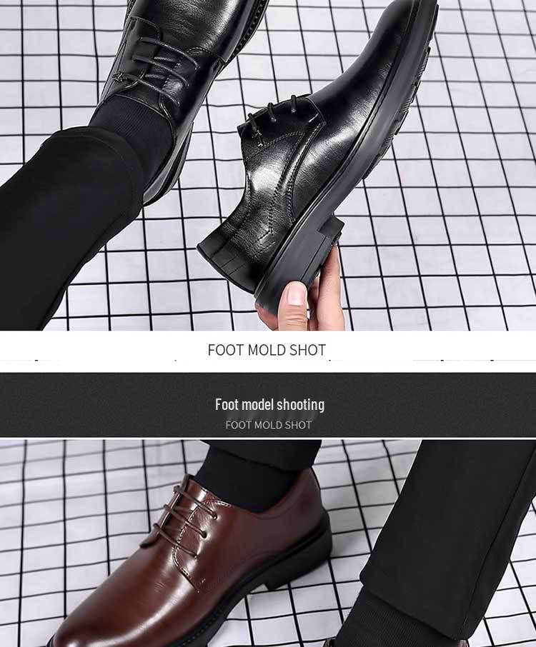 Men's Soft Leather Formal Shoes - Casual, Business, Wedding & Groomsman Styles