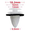 100Pcs Accessories Nylon Retaining Clip Rivet Kit Fastener Rivet Bumper Clip  Interior Car