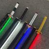 31/40inch Demon Slayer Katana Luminous Sword LED Light Kyoujurou Anime Cosplay Prop Real Japanese Katana Samurai Lightsabre Toy