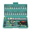 46pcs Ratchet Wrench and Screwdriver Set 1/4inch Metric Socket Kit for Household and Automotive Tasks Furniture Assembly