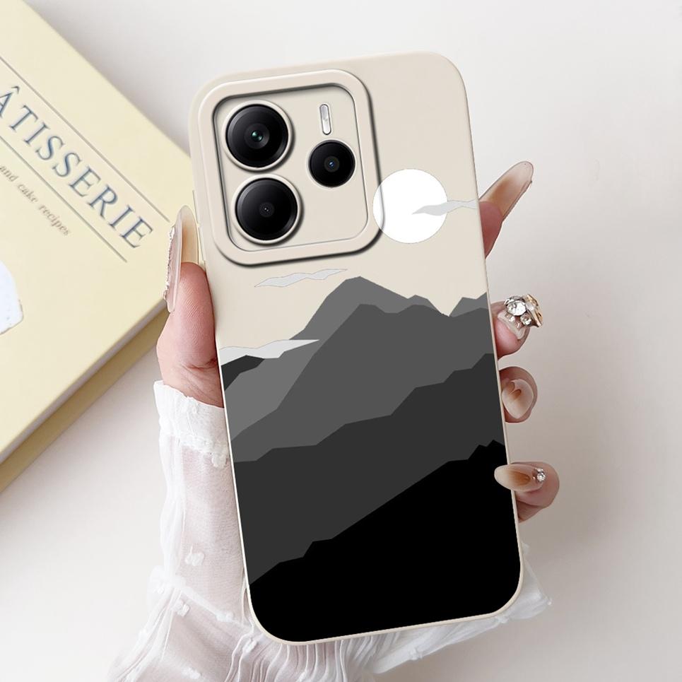 New Fashion Case For Xiaomi Redmi Note 14 14S 14 Pro Plus Phone Shell Flower Butterfly Luxury Girly Back Cover Soft Silicone