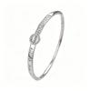 Alloy Bracelets Woman Bangle Zircon for Woman Golden Love Crystal Wedding Feminina Luxury Jewellery Gifts