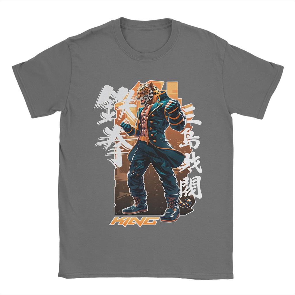 Tekken Japanese Fighting Game TShirt Men Y2K Funny T Shirts Summer Comfortable Hipster Tee Shirt Custom DIY Oversized Clothing