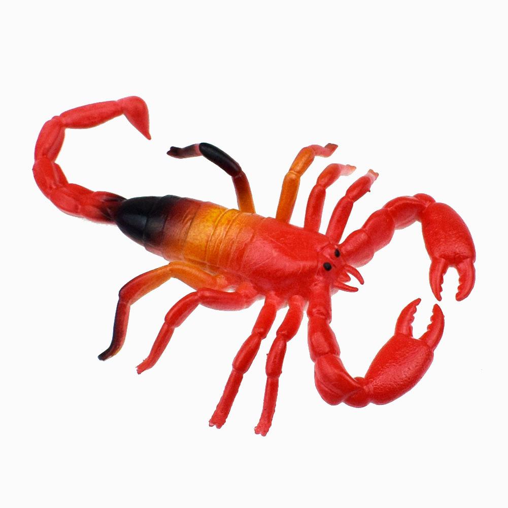 1PCS Tricky Spoof Horror Animal Soft Plastic Insects Toys Model Spider Scorpion Lizard Locust Animals Figures Office Prank Toys