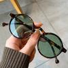 Fashion Round Sunglasses Woman Brand Designer Vintage Small Frame Sun Glasses Korean Style Driving Eyewear UV400