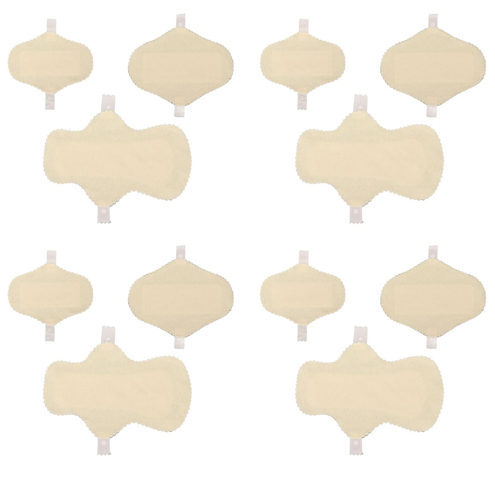 

4 шт. многоразовые гигиенические прокладки, желтый графен, дышащая, мягкая, приятная для кожи, моющаяся хлопчатобумажная ткань, мужские