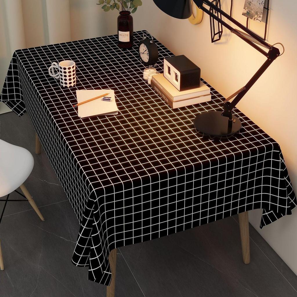 Waterproof PVC Tablecloth: Oil & Scald-Proof, Wash-Free Dining & Coffee Table Cover for Student Dorms