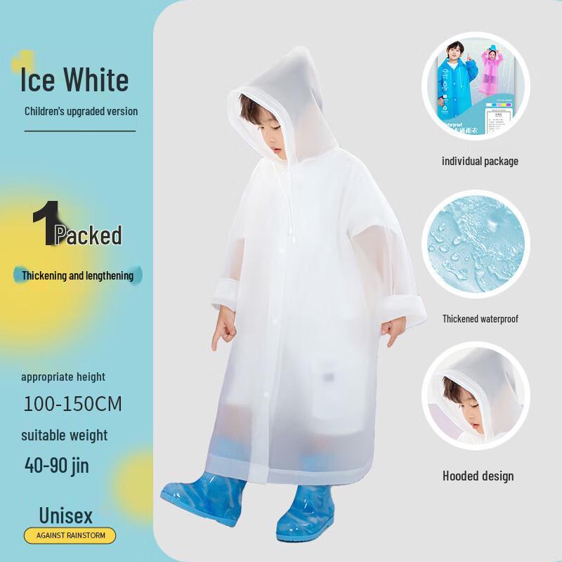 Kids Disposable Rain Poncho