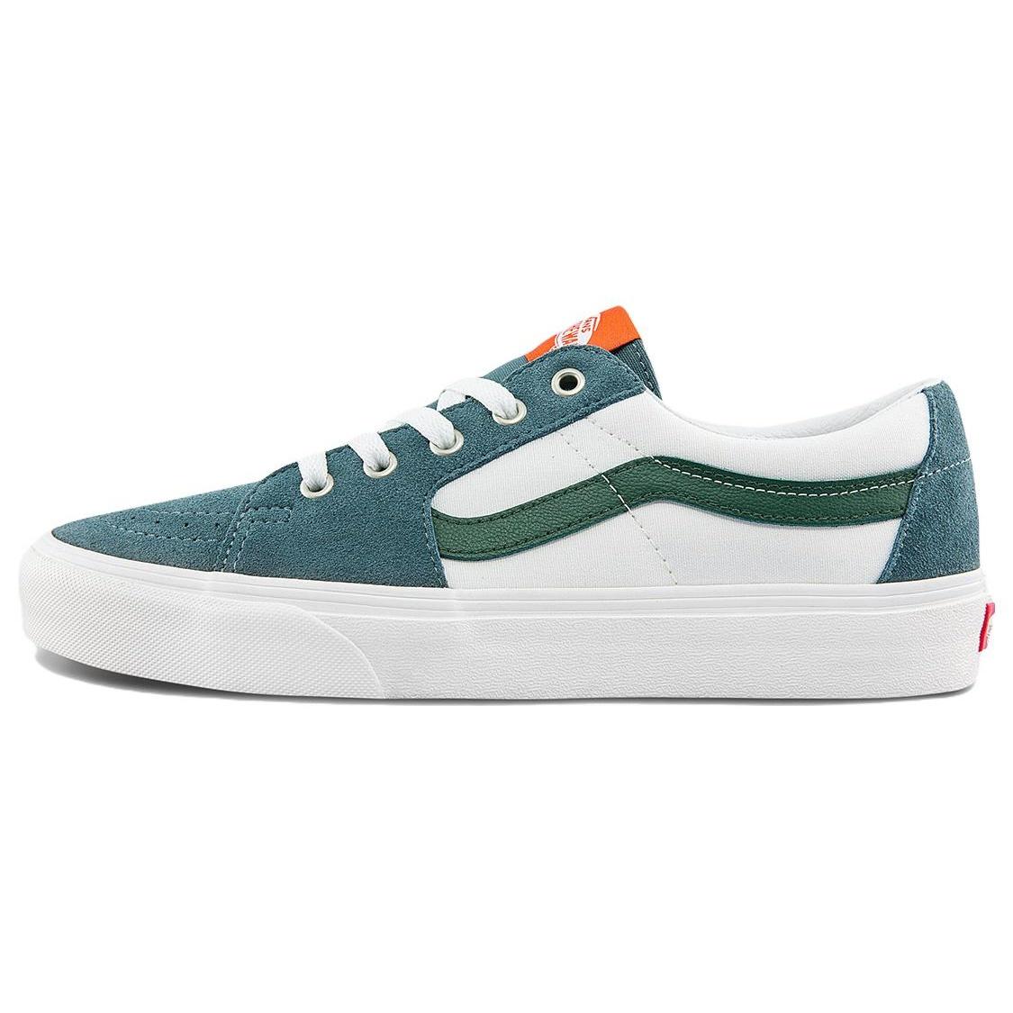 Vans SK8-Low Low Tops Casual Skateboarding Shoes Unisex White Green Men s VN0A5KXDBLG EU 35