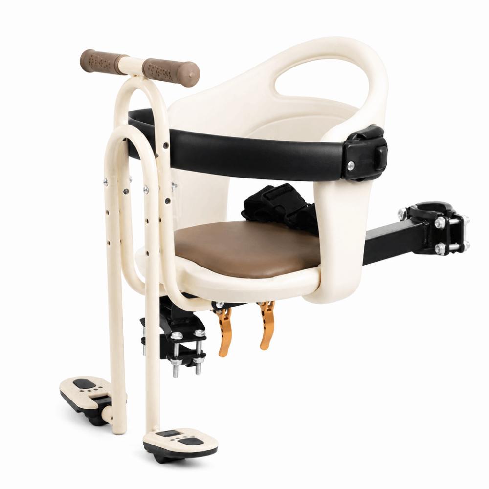 Armrest Child Bicycle Seat Front-Mounted Front Child Seat for MTB Child Safety Seat Child Carrier белый