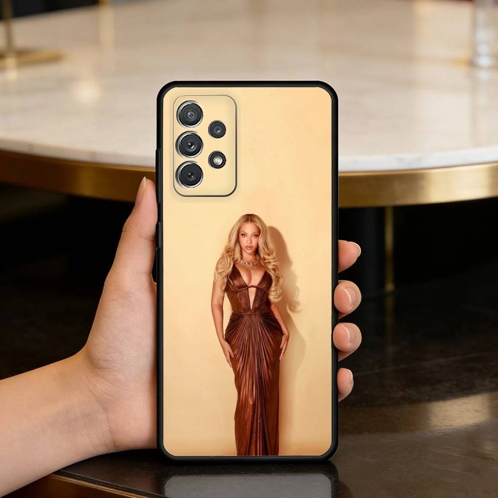 Beyonce C-Cowboy C-CarterS Phone Case For Samsung Galaxy A73,A72,A71,A70,A53,A52,A51,Soft Silicone Black Cover