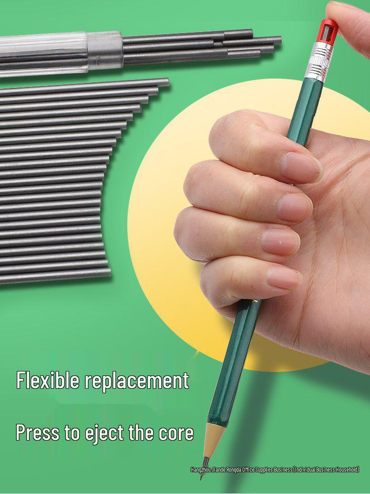 Mechanical Pencil 2.0 with Thick Refillable HB Lead, Ideal for School and Exam Use