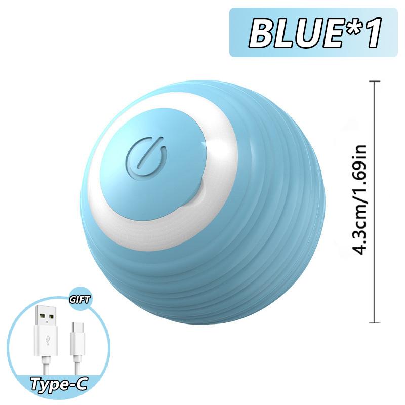NewSpeedy Tail 2.0 Cat Toy, Speedy Tail Cat Toy, Interactive Cat Ball Toy, Smart Cat Toys Ball, Two Speed Adjustment, with Tail