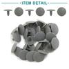 ACROPIX Clip Fastener Retainer Interior Rivets 6.5mm Gray 30pcs