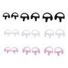 Silicone Earmold Earbud Tips Multi-sizes Open Ear Insert Earmould Earbuds Colorful Earbuds Cover Soft for Surveillance Earpiece