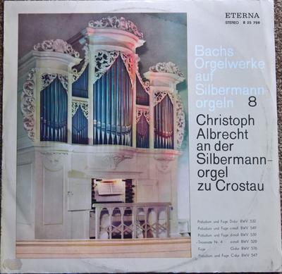 LP-Platte BACH, CHRISTOPH ALBRECHT - Christoph Albrecht An Der Silberman 825759 ETERNA 1975 Deutsch Dem Klassik Gebraucht