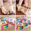 New Cute Casual Five-toe Mid-tube Finger Show Fun Short Cartoon Cotton Smiley Bear Socks Wholesale