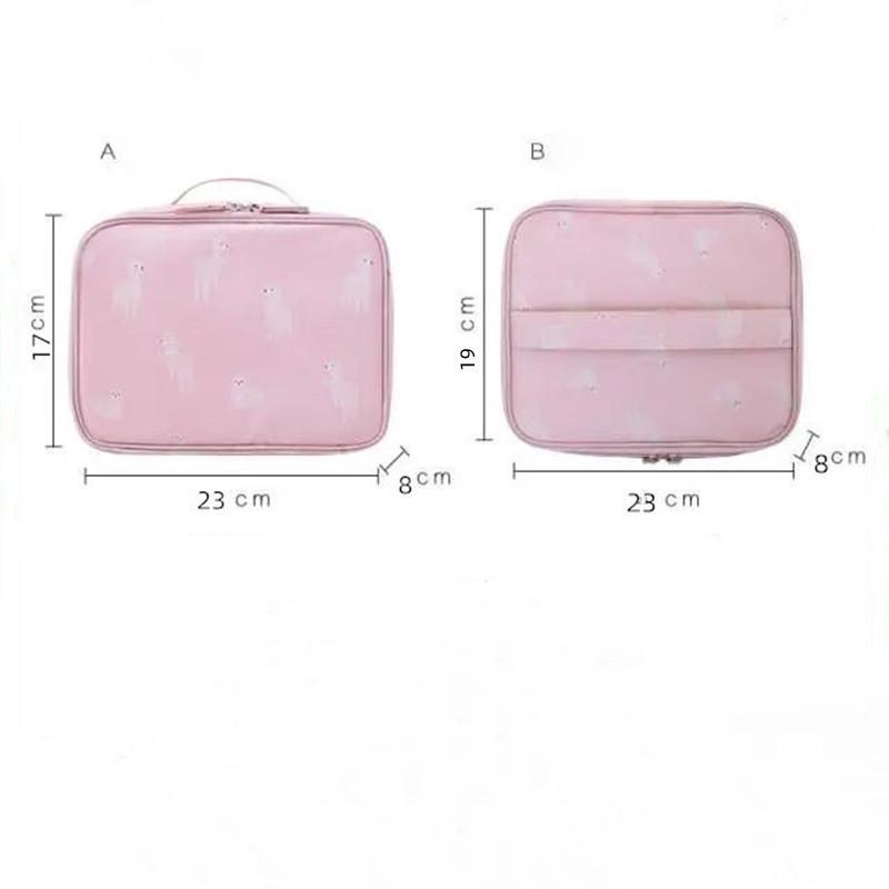 Outdoor Travel Cosmetic Bag Handbag Large-capacity Portable Makeup Bag Women's Compartment Korea Cosmetic Storage Bag Waterproof