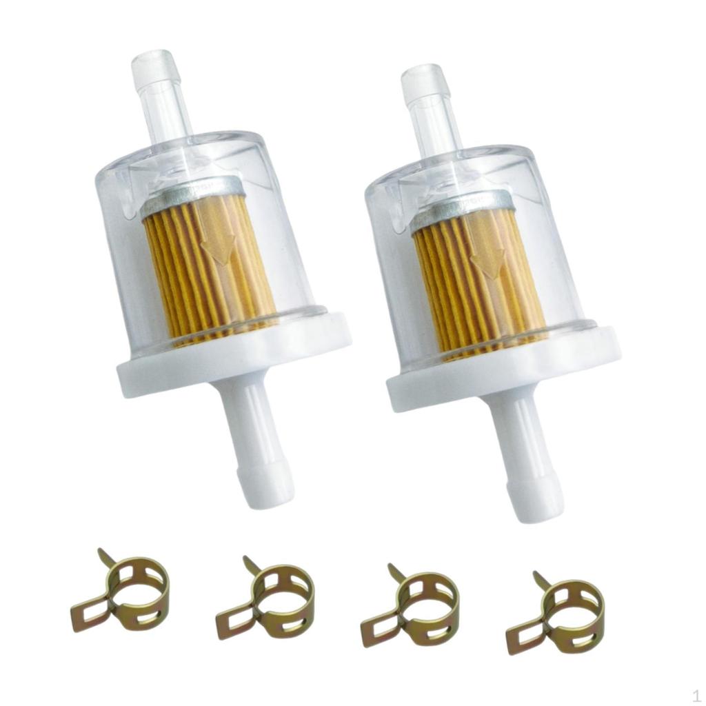 2 Stück 691035 493629 Passend für Kleinmotoren Kraftstofffilter-Kit für Zubehör