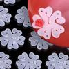 10Pcs Flower Shape Balloon Clips for Balloon Arch Plastic Balloon Connector for Birthday Wedding Valentine's Day Party Decor