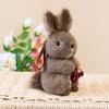 Cute Gourd Plush Bunny Keychain With Animal Plush Decor For Car And Bag Accessories