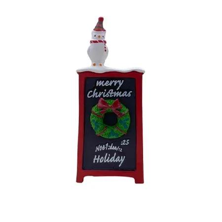1pc Scene Decoration Christmas Series Bookshelf Decorationt Collectible Home Decoration Garden Resin Craft Toy Bonsai Ornaments