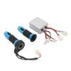 DC12V 500W Brush Motor Speed Controller with Throttle Grips for Electric Motorcycles Bikes Tricycle Scooter