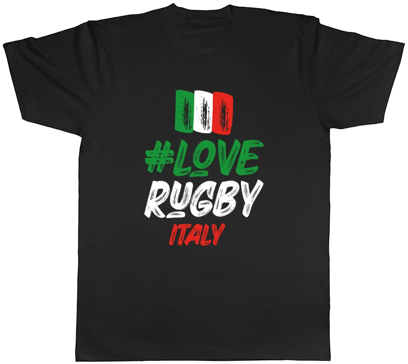 Italy Rugby Supporter Fan Mens T-Shirt Tee Gift Top XS