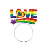 6pcs DIY Hairpin Rainbow Striped Hair Hoop Rainbow Festival Pride Month Hair Bands  Hair Accessories