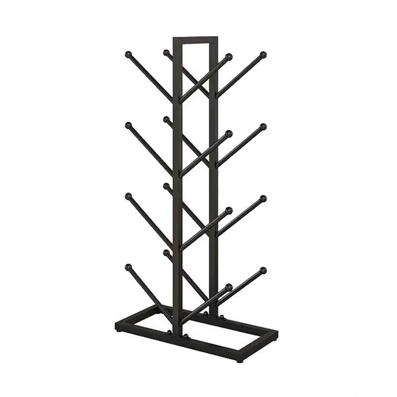 Double-Sided Basketball Storage Rack