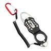 Fish Holder Gripper Tool with Coiled Lanyard Stainless Fish Mouth Grabber Fishing Pliers for Saltwater Fish Lip Gripper