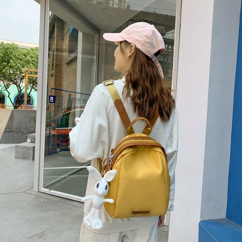 Schoolbag small schoolbag female commuter mommy bag double shoulder sports bag college student class backpack fashion crossbody shoulder bag tide