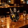 Talos Gorilla Weinflaschenhalter, Stabiler Einzelhalter, Langlebiger Harz-Affe für Küchentheke Bar