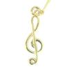 Nagao Shiori Bookmark Melody Gold Plated Made Japan
