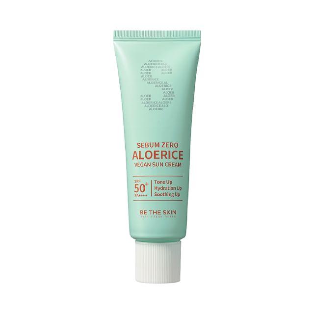 Be The Skin Sebum Zero Aloerice Vegan Sun Cream SPF 50+ PA++++ 50ml